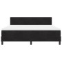 Cama Box Spring con colchón terciopelo negro 180x200 cm | Foro24.es | Tu tienda online para hogar, jardín y más Foro24.es