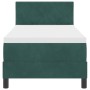 Cama Box Spring con colchón terciopelo verde oscuro 80x200 cm de , Camas y somieres - Ref: Foro24-3339203, Precio: 266,77 €, ...
