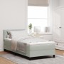Cama Box Spring con colchón terciopelo gris claro 80x200 cm | Foro24.es | Tu tienda online para hogar, jardín y más Foro24.es