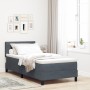 Cama Box Spring con colchón terciopelo gris oscuro 80x200 cm | Foro24.es | Tu tienda online para hogar, jardín y más Foro24.es