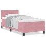 Cama Box Spring con colchón terciopelo rosa 80x200 cm de , Camas y somieres - Ref: Foro24-3339211, Precio: 311,13 €, Descuent...