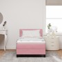 Cama Box Spring con colchón terciopelo rosa 80x200 cm de , Camas y somieres - Ref: Foro24-3339211, Precio: 311,13 €, Descuent...