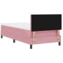 Cama Box Spring con colchón terciopelo rosa 80x200 cm de , Camas y somieres - Ref: Foro24-3339211, Precio: 311,13 €, Descuent...