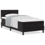 Cama Box Spring con colchón terciopelo negro 90x200 cm de , Camas y somieres - Ref: Foro24-3339214, Precio: 307,42 €, Descuen...