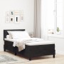 Cama Box Spring con colchón terciopelo negro 100x200 cm | Foro24.es | Tu tienda online para hogar, jardín y más Foro24.es