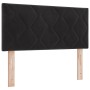 Cama Box Spring con colchón terciopelo negro 100x200 cm | Foro24.es | Tu tienda online para hogar, jardín y más Foro24.es