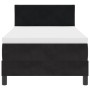 Cama Box Spring con colchón terciopelo negro 100x200 cm | Foro24.es | Tu tienda online para hogar, jardín y más Foro24.es