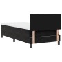 Cama Box Spring con colchón terciopelo negro 100x200 cm | Foro24.es | Tu tienda online para hogar, jardín y más Foro24.es