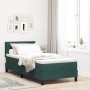 Cama Box Spring con colchón terciopelo verde oscuro 100x200 cm | Foro24.es | Tu tienda online para hogar, jardín y más Foro24.es