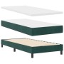 Cama Box Spring con colchón terciopelo verde oscuro 100x200 cm | Foro24.es | Tu tienda online para hogar, jardín y más Foro24.es