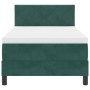 Cama Box Spring con colchón terciopelo verde oscuro 100x200 cm | Foro24.es | Tu tienda online para hogar, jardín y más Foro24.es