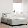 Cama Box Spring con colchón terciopelo gris claro 120x200 cm | Foro24.es | Tu tienda online para hogar, jardín y más Foro24.es