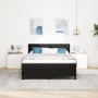 Cama Box Spring con colchón terciopelo negro 140x200 cm | Foro24.es | Tu tienda online para hogar, jardín y más Foro24.es