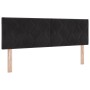 Cama Box Spring con colchón terciopelo negro 140x200 cm | Foro24.es | Tu tienda online para hogar, jardín y más Foro24.es