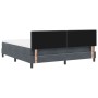 Cama Box Spring con colchón terciopelo gris oscuro 180x200 cm | Foro24.es | Tu tienda online para hogar, jardín y más Foro24.es
