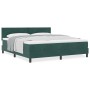 Cama Box Spring con colchón terciopelo verde oscuro 180x200 cm | Foro24.es | Tu tienda online para hogar, jardín y más Foro24.es