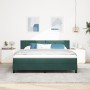 Cama Box Spring con colchón terciopelo verde oscuro 180x200 cm | Foro24.es | Tu tienda online para hogar, jardín y más Foro24.es