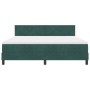 Cama Box Spring con colchón terciopelo verde oscuro 180x200 cm | Foro24.es | Tu tienda online para hogar, jardín y más Foro24.es