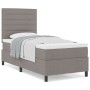 Cama con Box Spring y Colchón Taupe 80x200 cm Tela de , Camas y somieres - Ref: Foro24-3339270, Precio: 347,02 €, Descuento: ...