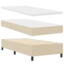Cama con Base de Resortes con Colchón Color Crema 80x200 cm Tela de , Camas y somieres - Ref: Foro24-3339271, Precio: 321,30 ...