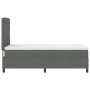 Cama Box Spring con Colchón Gris Oscuro Individual Tela | Foro24.es | Tu tienda online para hogar, jardín y más Foro24.es