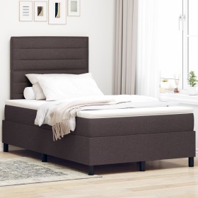 Comprar Cama con muelles y colchón Marrón oscuro