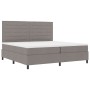 Cama con Base de Resortes Taupe con Colchón 200x200 cm Tela de , Camas y somieres - Ref: Foro24-3339340, Precio: 715,96 €, De...