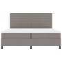 Cama con Base de Resortes Taupe con Colchón 200x200 cm Tela de , Camas y somieres - Ref: Foro24-3339340, Precio: 715,96 €, De...