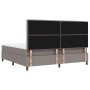 Cama con Base de Resortes Taupe con Colchón 200x200 cm Tela de , Camas y somieres - Ref: Foro24-3339340, Precio: 715,96 €, De...