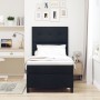 Cama con Base de Resortes con Colchón Negra 80x200 cm Tela | Foro24.es | Tu tienda online para hogar, jardín y más Foro24.es