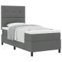 Cama tipo Box Spring con colchón Gris oscuro Individual de , Camas y somieres - Ref: Foro24-3339351, Precio: 332,37 €, Descue...