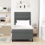 Cama tipo Box Spring con colchón Gris oscuro Individual de , Camas y somieres - Ref: Foro24-3339351, Precio: 332,37 €, Descue...