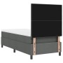 Cama tipo Box Spring con colchón Gris oscuro Individual de , Camas y somieres - Ref: Foro24-3339351, Precio: 332,37 €, Descue...