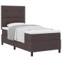 Cama Box Spring de con Colchón Marrón Oscuro Individual Tela | Foro24.es | Tu tienda online para hogar, jardín y más Foro24.es