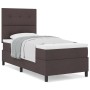 Cama Box Spring de con Colchón Marrón Oscuro Individual Tela | Foro24.es | Tu tienda online para hogar, jardín y más Foro24.es