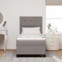 Cama con Base de Resortes con Colchón Taupe Individual de Tela de , Camas y somieres - Ref: Foro24-3339354, Precio: 340,70 €,...