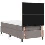 Cama con Base de Resortes con Colchón Taupe Individual de Tela de , Camas y somieres - Ref: Foro24-3339354, Precio: 340,70 €,...