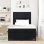 Cama Box Spring con Colchón Negra Doble Pequeña de Tela | Foro24.es | Tu tienda online para hogar, jardín y más Foro24.es