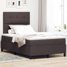 Comprar Cama Box Spring con Colchón Marrón Oscuro