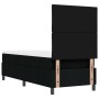 Cama con somier con colchón negro 80x200 cm de tela. | Foro24.es | Tu tienda online para hogar, jardín y más Foro24.es
