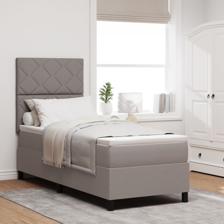 Cama con Base Taupe 80x200 cm Tela | Foro24.es | Tu tienda online para hogar, jardín y más Foro24.es