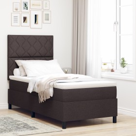 Comprar Cama con Base y Colchón Marrón Oscuro