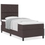 Cama con Base y Colchón Marrón Oscuro Individual Tela | Foro24.es | Tu tienda online para hogar, jardín y más Foro24.es