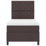 Cama con Base y Colchón Marrón Oscuro Individual Tela | Foro24.es | Tu tienda online para hogar, jardín y más Foro24.es