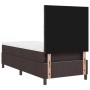 Cama con Base y Colchón Marrón Oscuro Individual Tela | Foro24.es | Tu tienda online para hogar, jardín y más Foro24.es