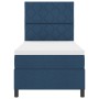 Cama con Box Spring y Colchón Azul Individual de Tela de , Camas y somieres - Ref: Foro24-3339433, Precio: 343,82 €, Descuent...