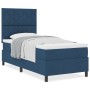 Cama con resortes en caja azul 90x200 cm tela | Foro24.es | Tu tienda online para hogar, jardín y más Foro24.es
