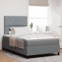 Cama Box Spring con Colchón Gris Claro Pequeña Doble Tela | Foro24.es | Tu tienda online para hogar, jardín y más Foro24.es