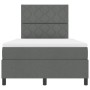 Cama Box Spring con Colchón Gris Oscuro Doble Pequeña Tela | Foro24.es | Tu tienda online para hogar, jardín y más Foro24.es