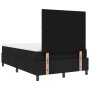 Cama con Base Tapizada con Colchón Negra Pequeña Doble de Tela de , Camas y somieres - Ref: Foro24-3339450, Precio: 407,23 €,...